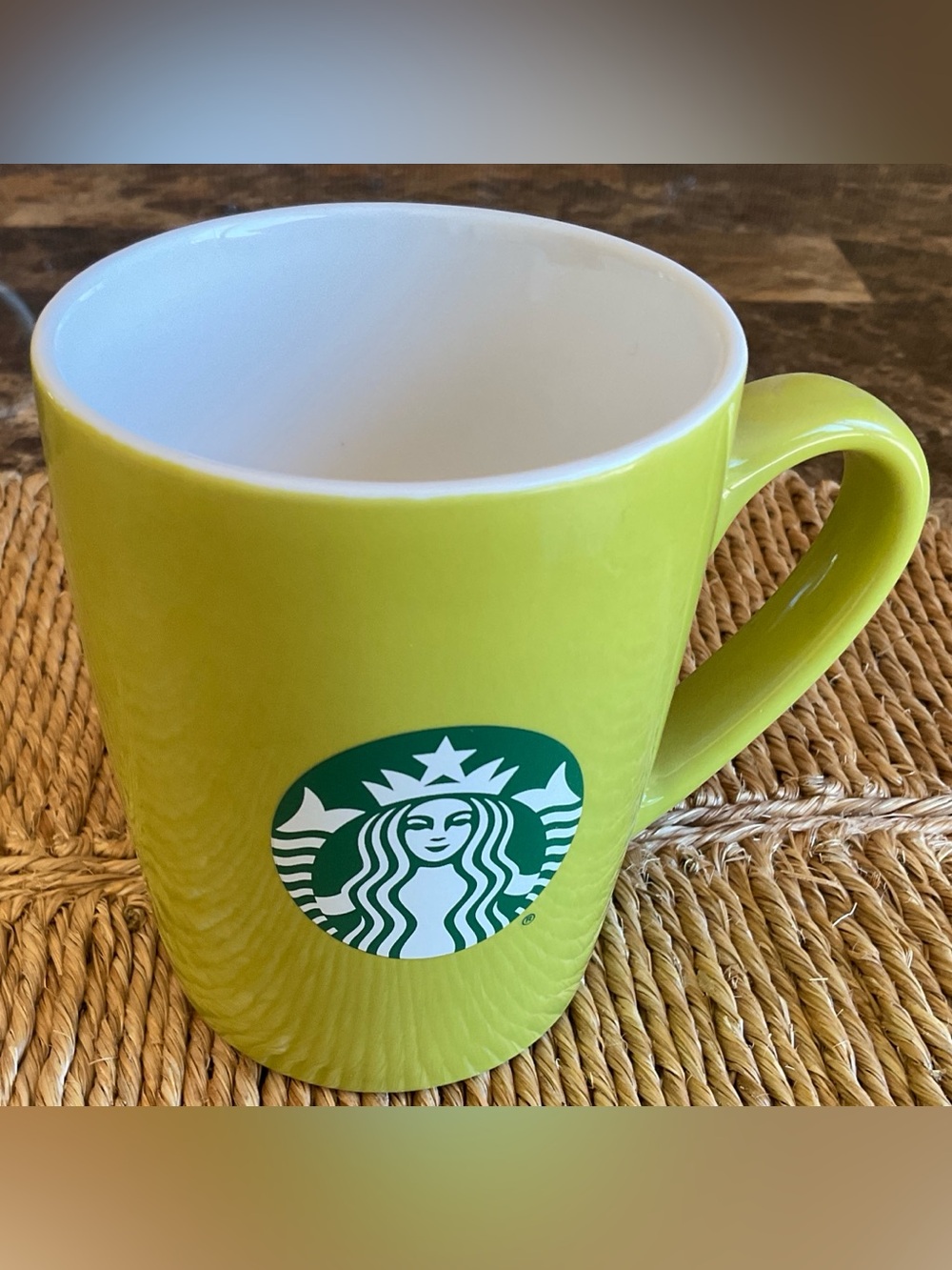 2021 Starbucks Siren Logo 10oz Coffee Tea Cup Mug Lime Chartreuse Green